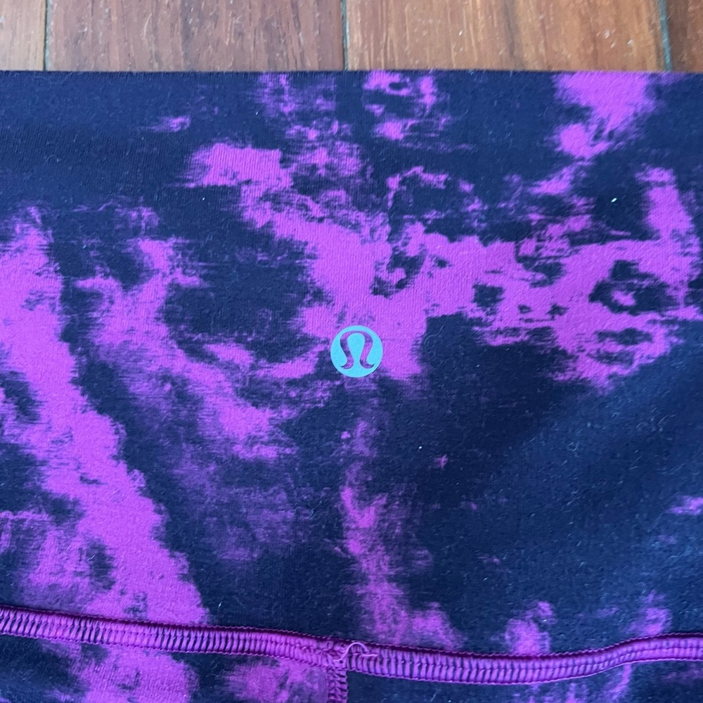 lululemon athletica Purple Tie-Dye Athletic Shorts